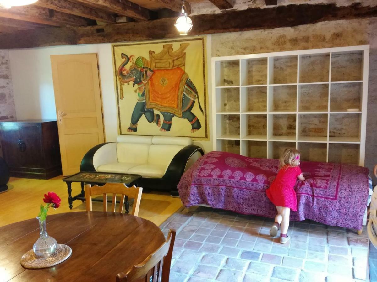 Studio dans un cadre champetre Moiry Extérieur photo
